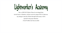 Desktop Screenshot of lightworkersacademy.org