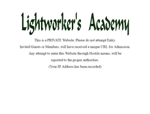Tablet Screenshot of lightworkersacademy.org